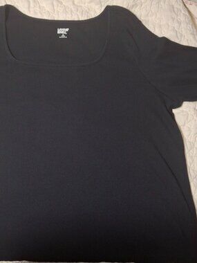 Lands End Square Neck Top